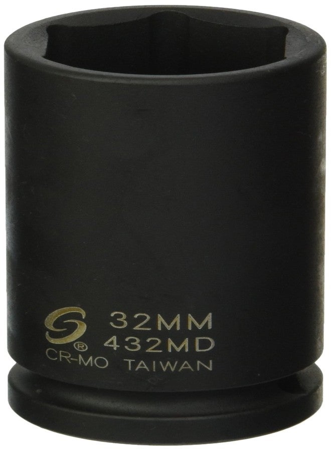 Sunex Tools Sunex 432MD 3/4" Drive Deep 6 Point Metric Impact Socket 32mm - Image 1