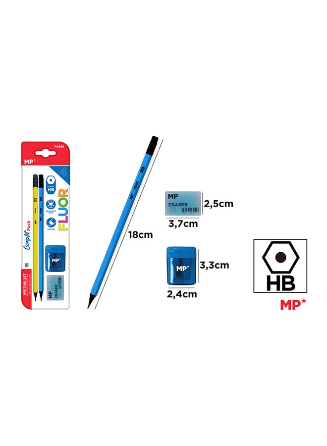 MP طقم كتابة 4 قطع