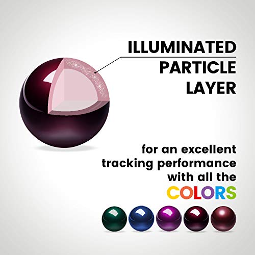 Perixx Peripro-303GR Small Trackball, 1.34 Inches Replacement Ball for Perimice and M570, Glossy Red (18021) - Image 2