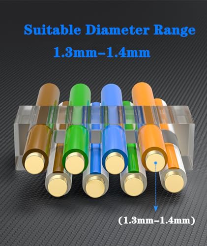 Gaobige 30-Pack Cat7 Cat6A RJ45 Connectors Shielded Cat7 Cat6A RJ45 Ends Ethernet Cable Crimp Connectors 30PCS RJ45 Strain Relief Boots (Not Pass Through RJ45 Connectors) - Image 4