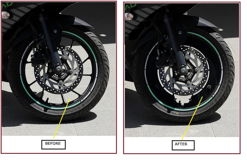 Aowbikes Universal Pro Disc Wheel Cover Pack of 2 for 17 inch Motorcycle Wheels - Image 5
