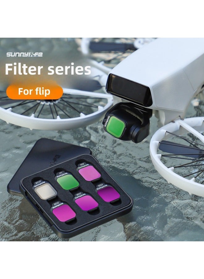 Sunnylife FLIP Filter ND64 ND8 Dimming Vlog Aerial Camera ND16 Filter MCUV Accessories-Color:MCUV - Image 2