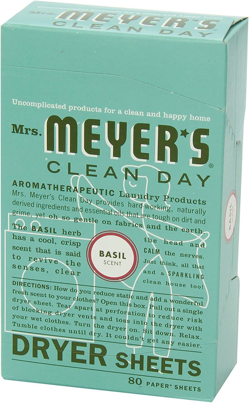 Mrs. Meyer's Mrs Meyer's Clean Day Dryer Sheet, 80 Count - Image 3