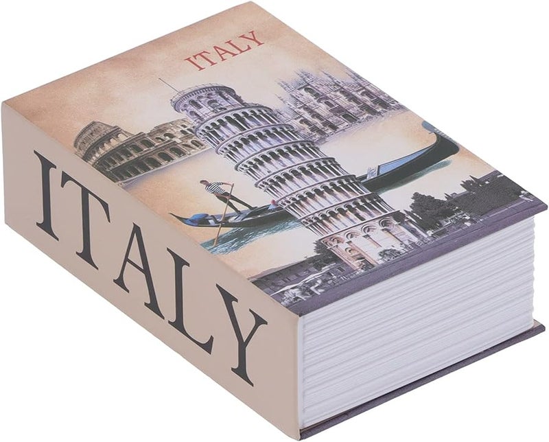 صندوق أمان للكتب بقفل مركب، خزانة أمنية صغيرة مخفية للنقود والمجوهرات - Image 2