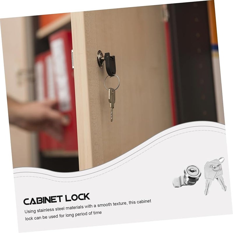 Tehaux Lock Set with Keys for Cash Registers File Cabinets Security Applications Durable Tamper Resistant Easy Install - Image 5