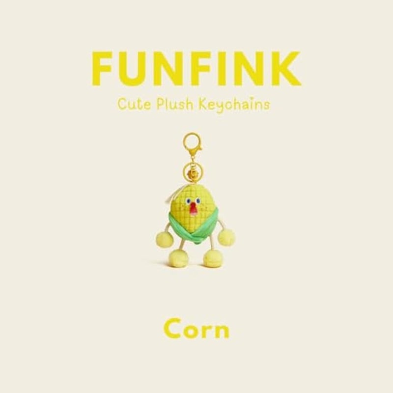 Cute Plush Keychains, Kawaii Vegetable Keychain Accessories for Backpacks, Bags, Purse, Phone, Car Key Ring - Image 2