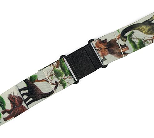 Limeloot Dinosaurs Premium Lanyard with Breakaway, Release Buckle, and Flat Ring. - Image 3