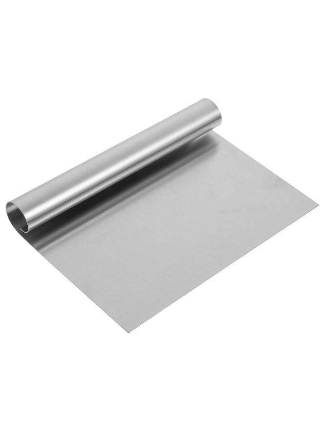 سكين تقطيع العجين من الفولاذ المقاوم للصدأ، والخبز، وسكين العجين الملفوف الحافة، ومكشطة العجين وأداة تقطيع العجين في المطبخ، وسكين الدقيق نصف الدائري - Image 1