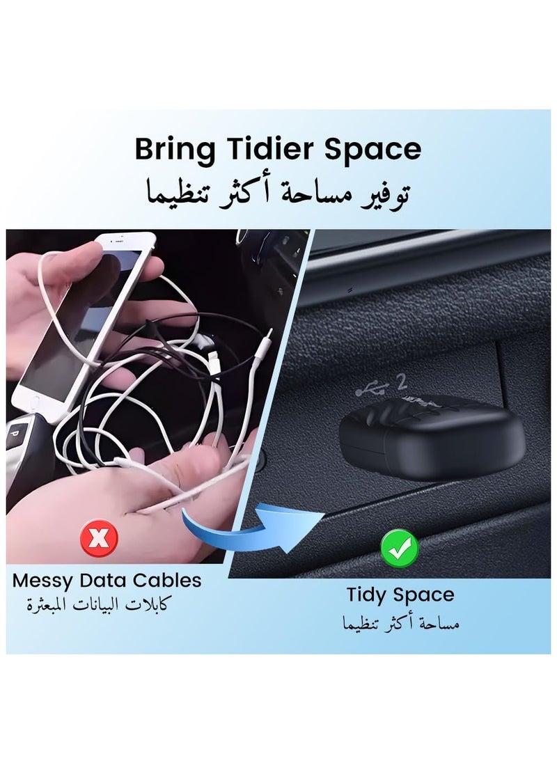 2025 Upgrade, MINI CarPlay & Android Auto Wireless Adapter, Plug & Play, No Latency, Fast Connection, Convert Wired CarPlay/Android Auto to Wireless, For iPhone & Android Phones