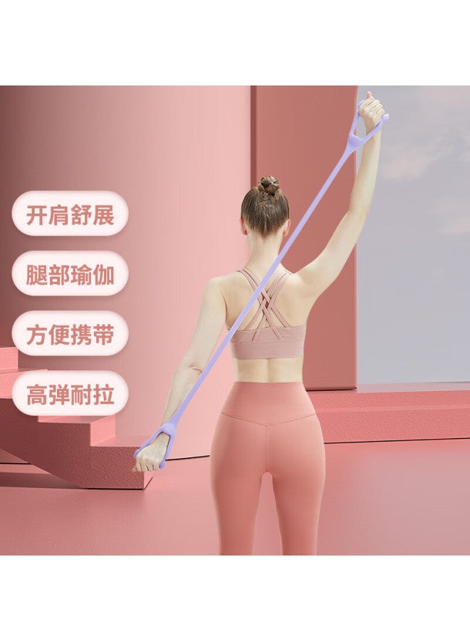 PINJIAN Pinjian Little Devil 8-shaped Resistance Band For Back Training, Home Shoulder Opener, Elastic Stretching Yoga Fitness Equipment, Blue - Image 2
