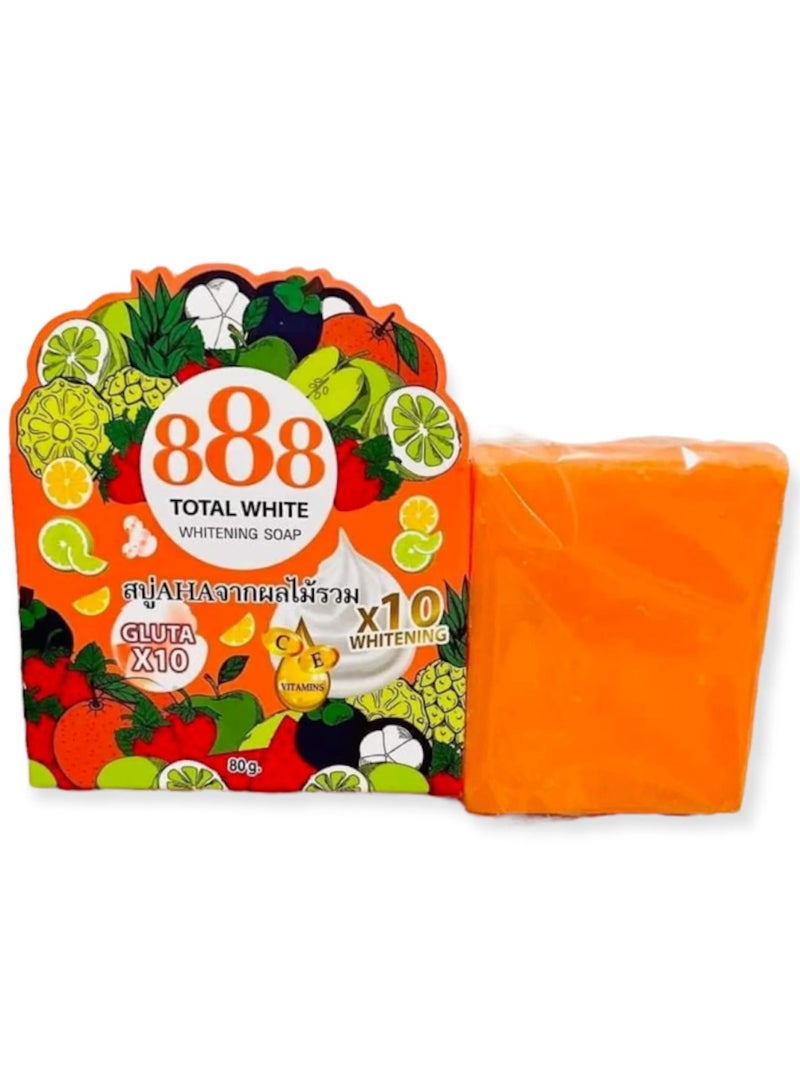 888 TOTAL WHITE 888 صابونة التبييض المزدوجة 80 جرام