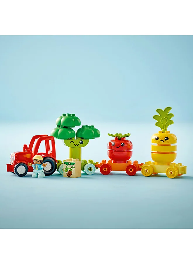 LEGO DUPLO My First Fruit and Vegetable Tractor 10982 Building and Learning Toy Set; Lets Kids Aged 18 Months and up Role-Play Harvesting Fruit and Vegetables (19 Pieces)