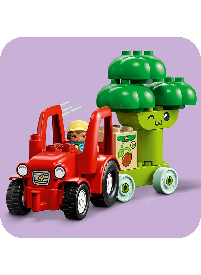 LEGO DUPLO My First Fruit and Vegetable Tractor 10982 Building and Learning Toy Set; Lets Kids Aged 18 Months and up Role-Play Harvesting Fruit and Vegetables (19 Pieces)