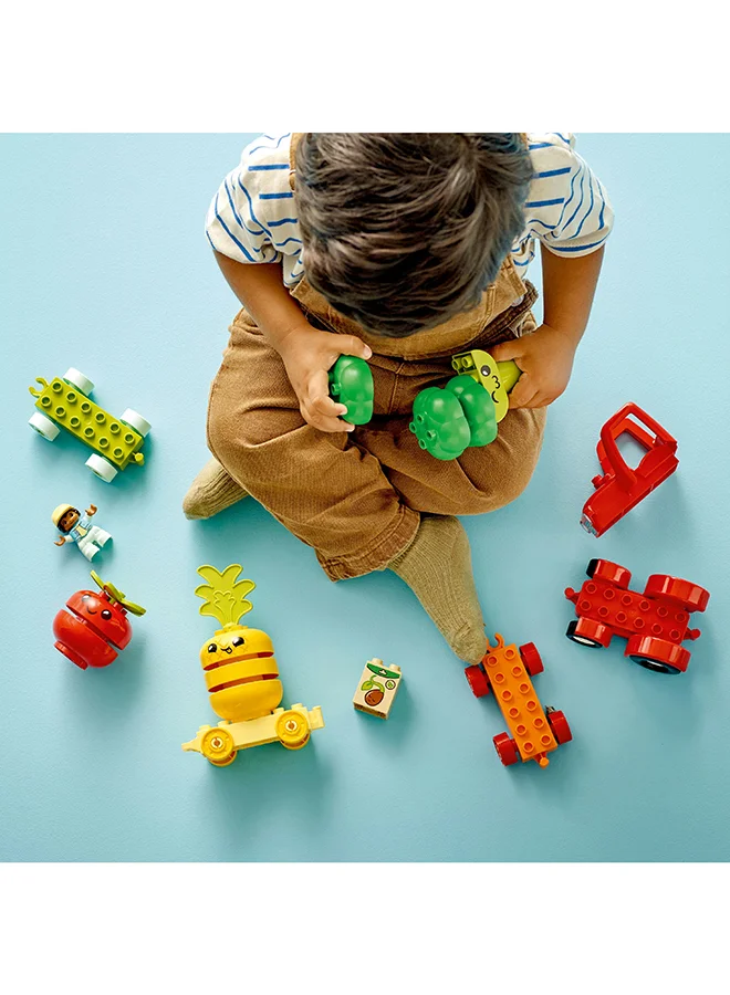 LEGO DUPLO My First Fruit and Vegetable Tractor 10982 Building and Learning Toy Set; Lets Kids Aged 18 Months and up Role-Play Harvesting Fruit and Vegetables (19 Pieces)