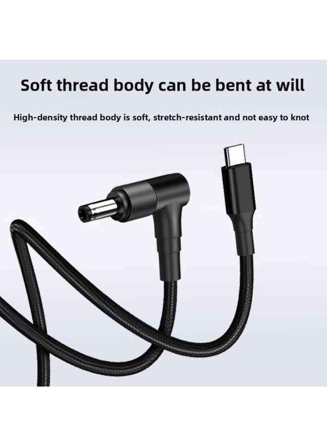 Notebook 3A Fast Charge PD Power Supply Induction Line 65W TYPE-C To DC Square Port 4.0 4.5 7.4 Trap Line-Color:140W 28V5A/5.5*2.2MM - Image 3