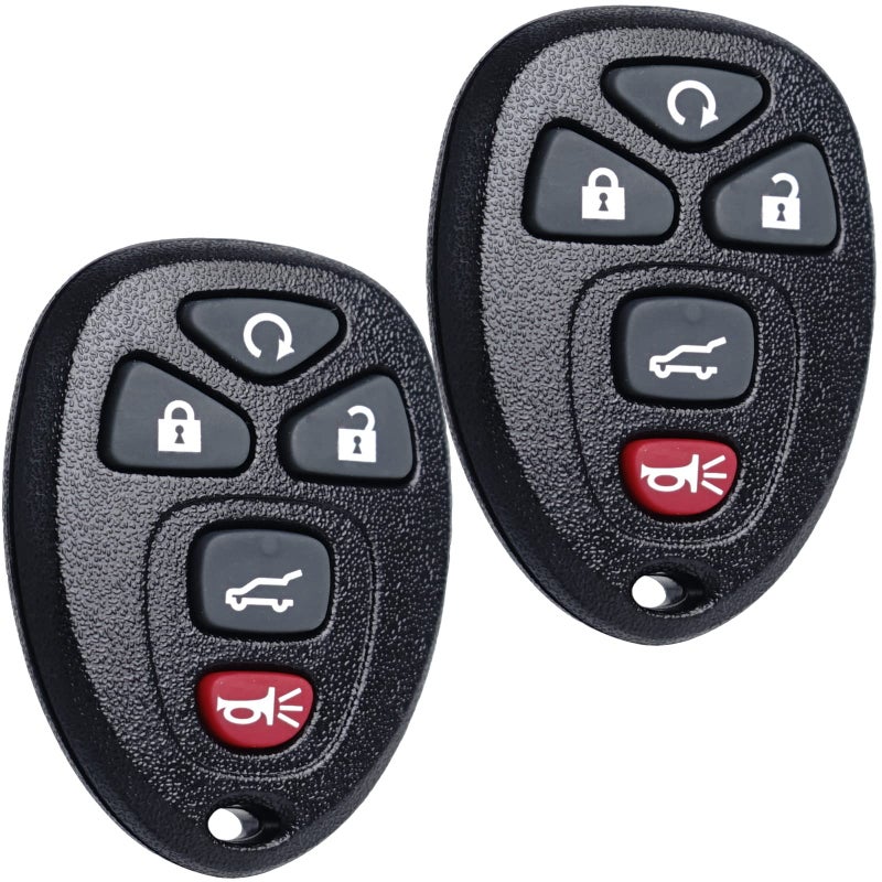 Keyless Entry Remote Control Key Fob Replacement Fits for Chevy Traverse 20072016 Tahoe Suburban GMC Acadia Yukon XL Denali Buick Enclave Cadillac Escalade ESV EXT Saturn Outlook OUC60270 OUC60221