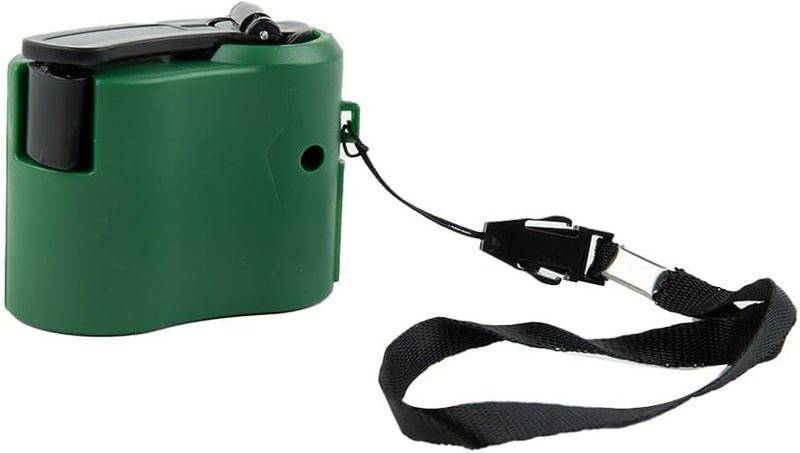 شاحن هاتف طوارئ يدوي أخضر بالرافعة اليدوية USB للسفر والطاقة الخارجية - Image 4