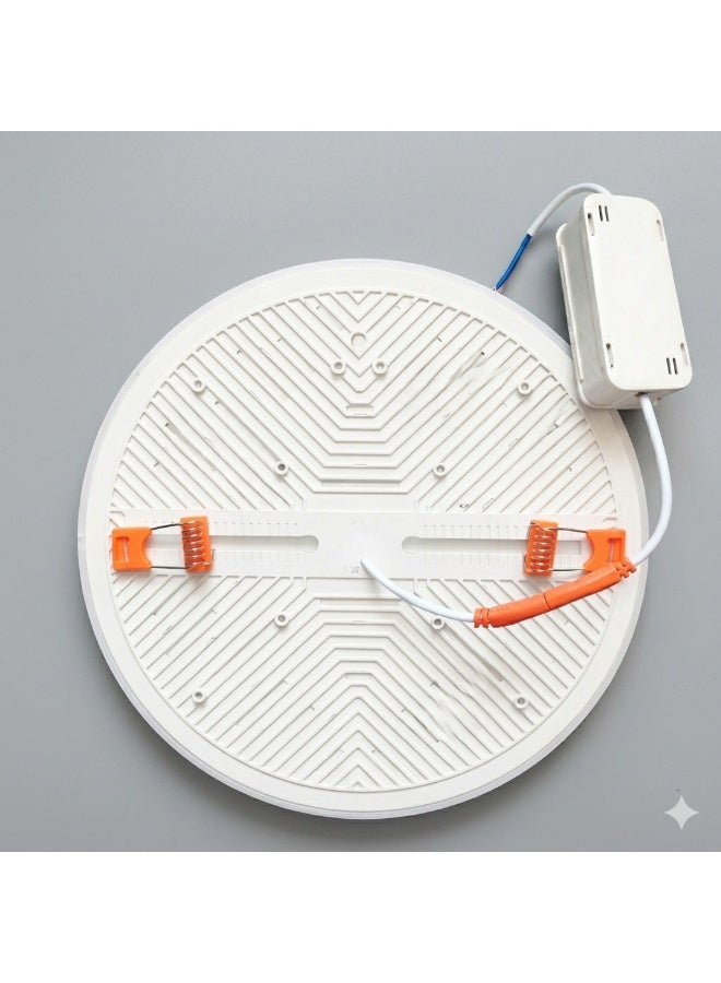 Pelfonira LED Panel Light Panel Buried in Wall - Energy Saving White Lighting - Modern Round Design Lamp for Suspended Ceilings - Image 2