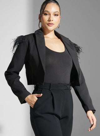 Feather Trim Blazer - pzsku/ZE8A3A52F7966F1590118Z/45/1746747485/f0650338-54d0-4a62-851a-7679ef90857e