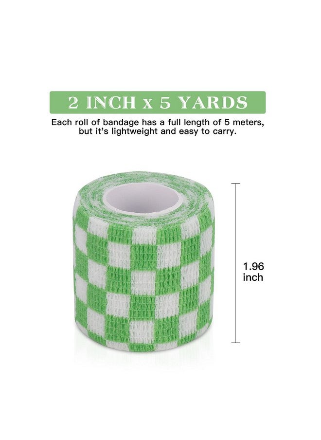 Sanfire - Vet Wrap Self Adhering Bandage Wrap Cohesive Bandage Multi-Function Wrap Tape for Dogs Cats Horses Birds Animals Non-Woven Strong Sports Tape for Wrist Healing Ankle Sprain & Swelling 12 Rolls - Image 1