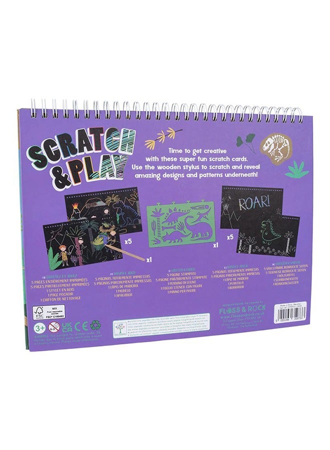 Dinosaur Scratch And Play Set