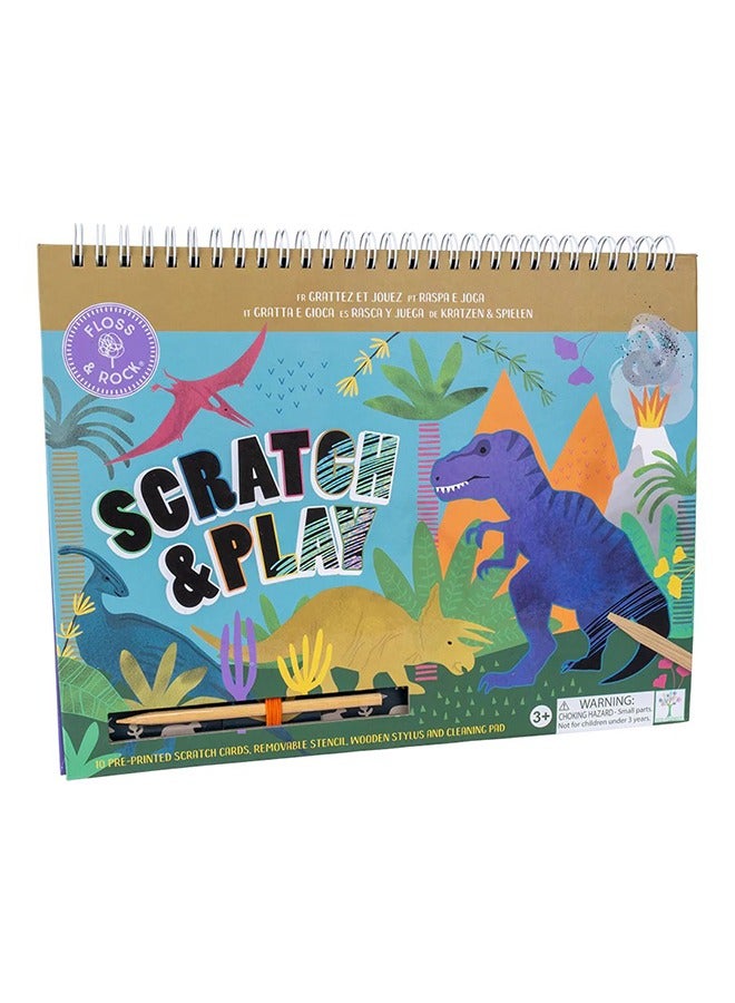 Dinosaur Scratch And Play Set