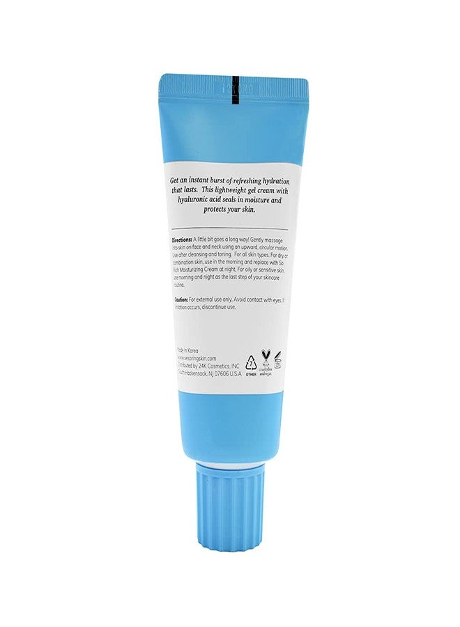 SeSpring So Rich Hydrating Gel Moisturizer, Gel to Cream Facial Moisturizer, Hyaluronic Acid, Made with Camellia and Lotus, Korean Skincare, Clean Beauty, Vegan, Cruelty Free, + Paraben Free, 2.02 oz - Image 2