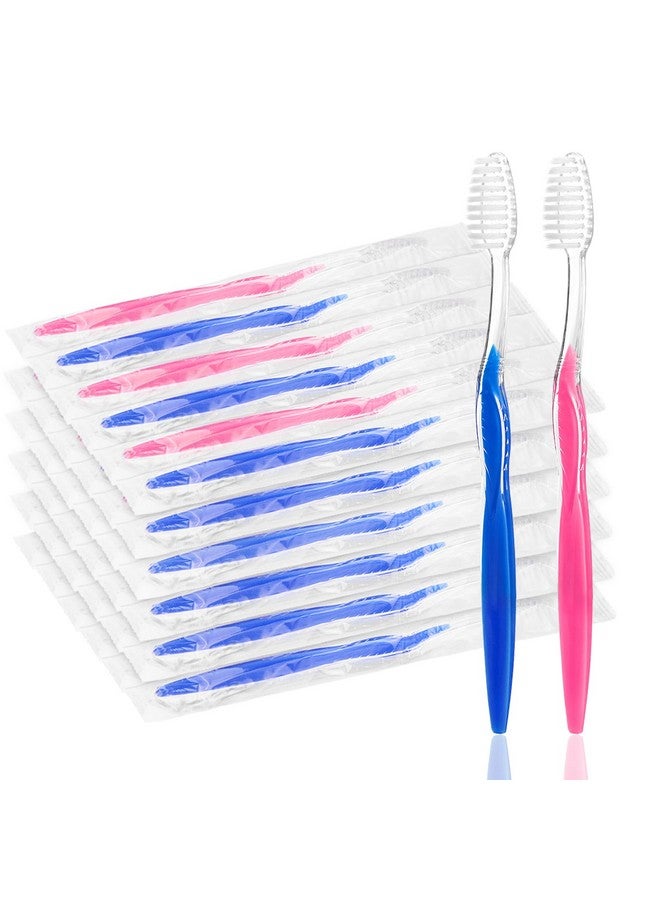 اتش كيو اس ال سوند مجموعة فرشاة أسنان HQSLsund، 200 فرشاة أسنان للاستخدام مرة واحدة، معبأة بشكل فردي، بشعيرات ناعمة، مناسبة للسفر، مناسبة للمشردين، والهدية، والفنادق، والتخييم، والسفر - Image 1