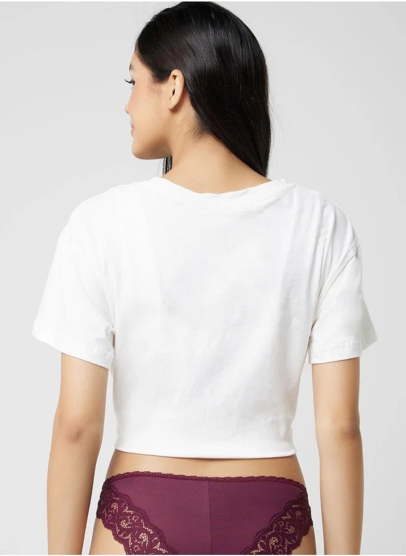 ايسلا اند ايفي High Leg Lace Detail Brief