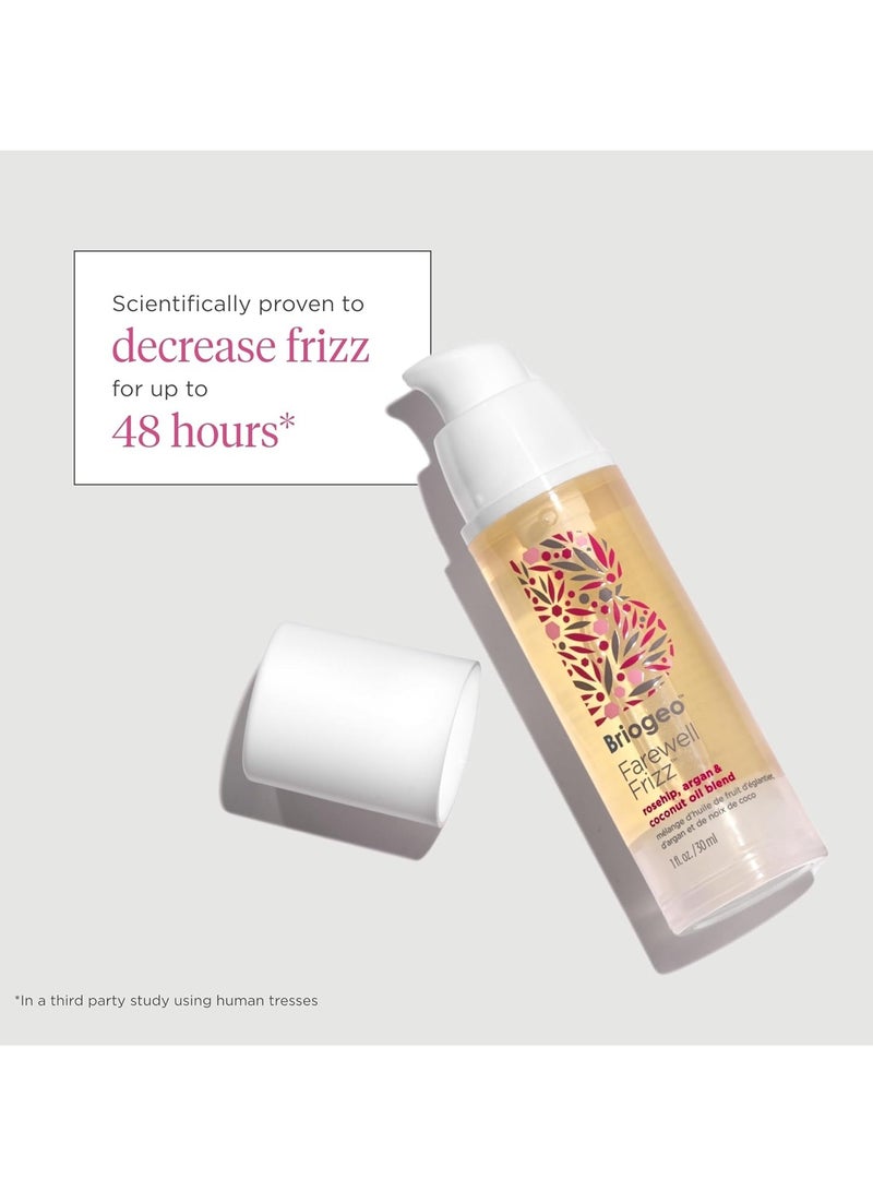 Briogeo Farewell Frizz Rosehip Argan Coconut Oil Blend 30ml - Image 2