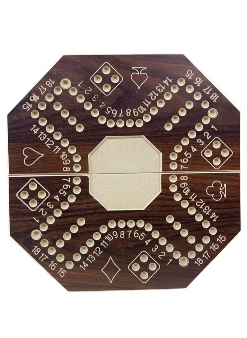 Jackaroo A strong wooden jackaroo game for strategic planning, 4 players, with a luxury bag, 40 x 40 cm, numbered - Image 2