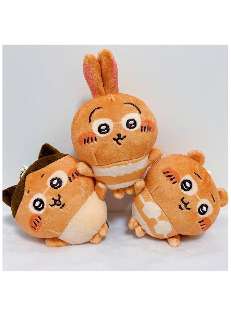 general Beach Series Plush Key Chain Pendant Pull Rope Attaches Ornaments Small Cute Animation Goods Cartoon Surroundings Cute Moe Goods Doll Present - Image 1