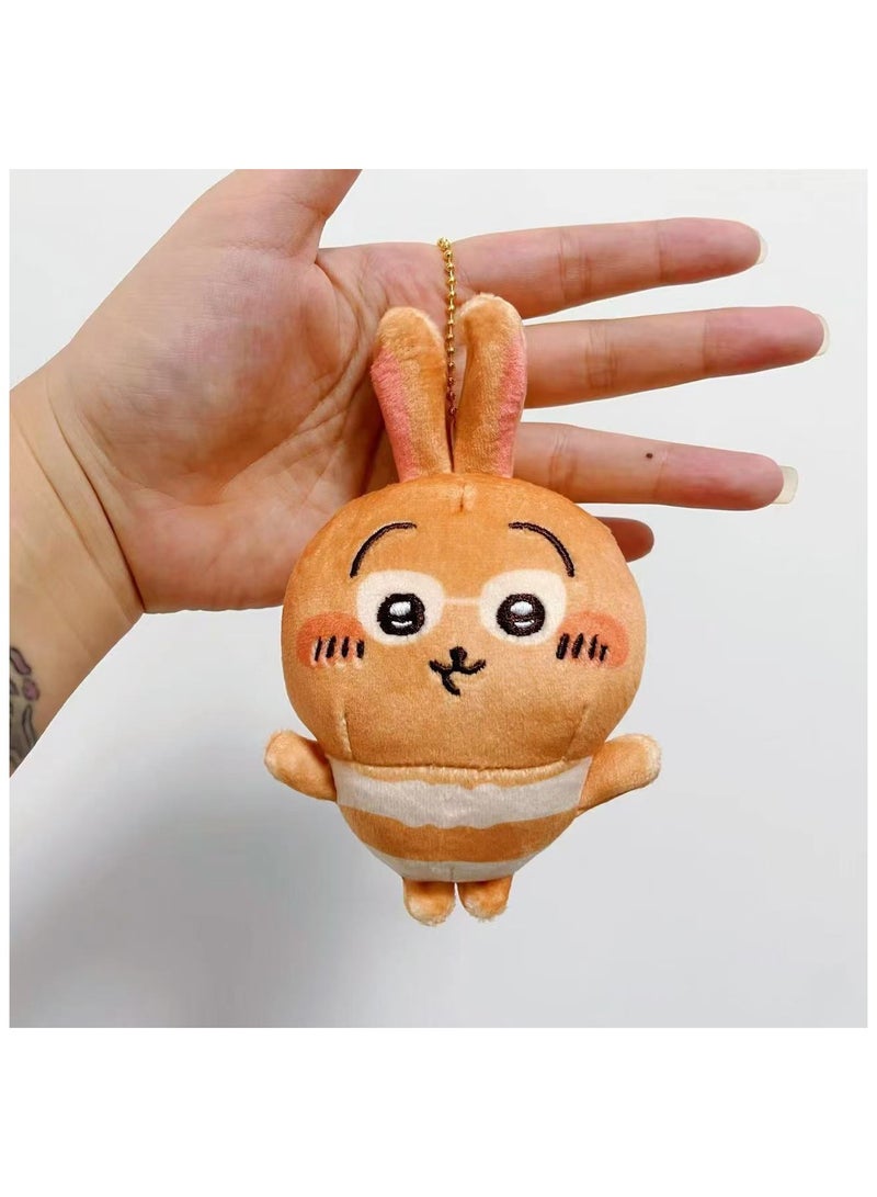 general Beach Series Plush Key Chain Pendant Pull Rope Attaches Ornaments Small Cute Animation Goods Cartoon Surroundings Cute Moe Goods Doll Present - Image 4
