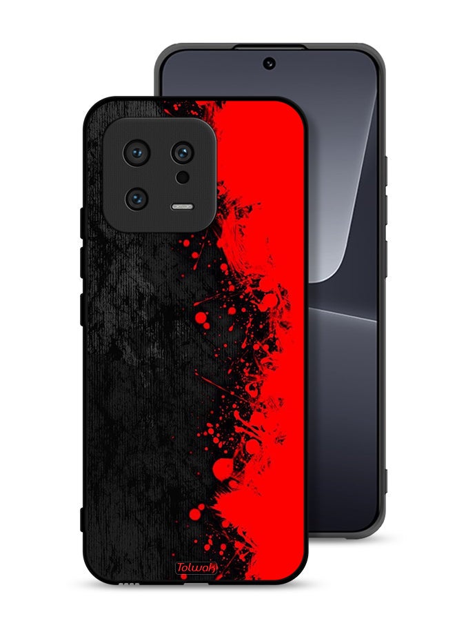 Tolwak Xiaomi 13 Protective Case Cover Paint Abstract Pattern - Image 1