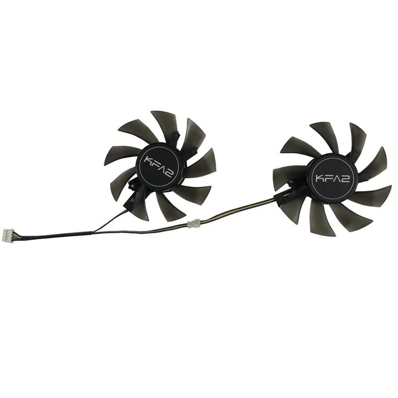 2Pcs/Set,T128015DU,Graphics Card Fan for Kuroutoshikou GALAKURO GK RTX 2060,KFA2 GF GTX 1060,Video Cooling GA82S2H Laptop Parts - Image 2