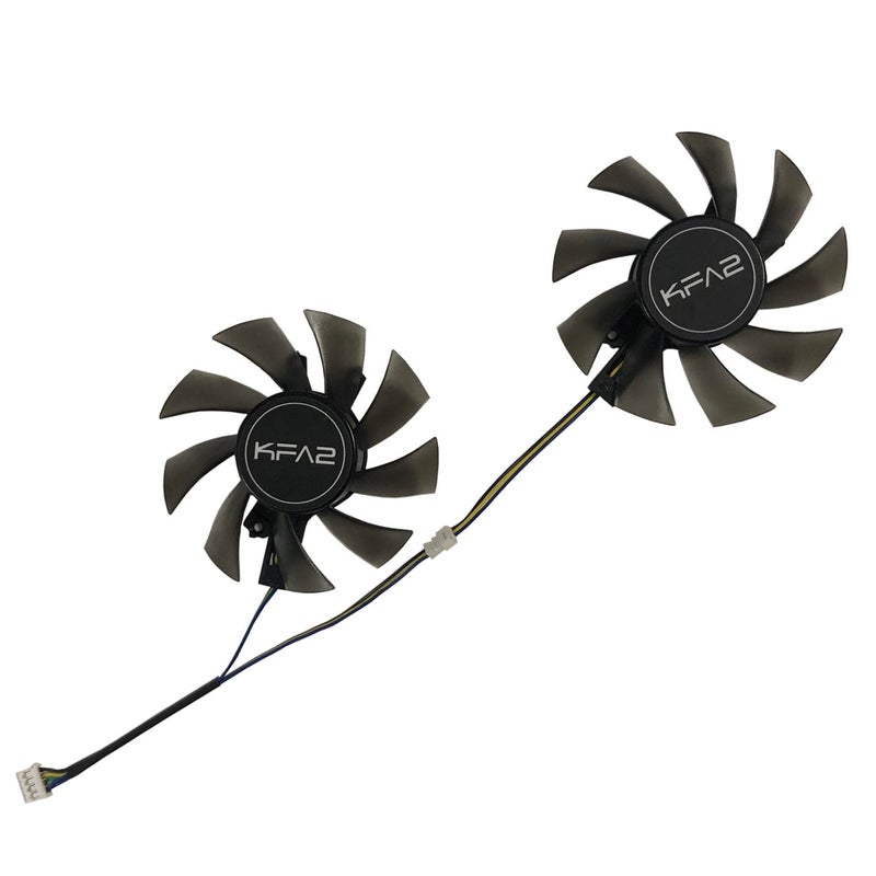 2Pcs/Set,T128015DU,Graphics Card Fan for Kuroutoshikou GALAKURO GK RTX 2060,KFA2 GF GTX 1060,Video Cooling GA82S2H Laptop Parts - Image 4