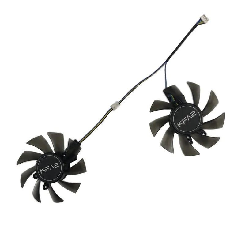 2Pcs/Set,T128015DU,Graphics Card Fan for Kuroutoshikou GALAKURO GK RTX 2060,KFA2 GF GTX 1060,Video Cooling GA82S2H Laptop Parts - Image 1