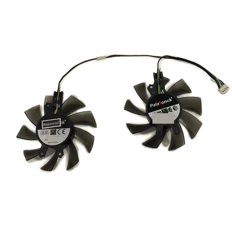 2Pcs/Set,T128015DU,Graphics Card Fan for Kuroutoshikou GALAKURO GK RTX 2060,KFA2 GF GTX 1060,Video Cooling GA82S2H Laptop Parts - Image 5