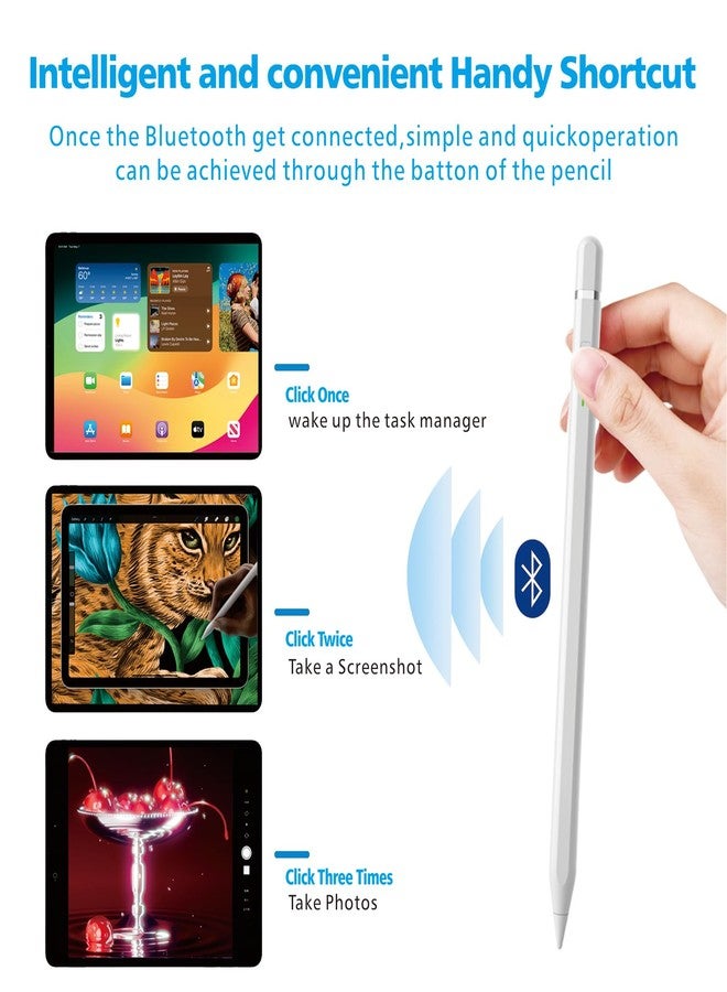 Milikilo iPad Pencil 1st Generation, iPad Pen USB C with Fast Charge, Magnetic Tilt Sensitivity and Palm Rejection Pencil for iPad, Stylus Pen for iPad Pro, iPad Mini, iPad Air, iPad 2018-2024 - Image 5