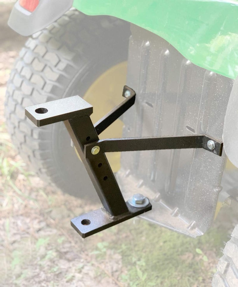 Eapele Trailer Hitch for Lawn Mower, Garden Tractor Trailer Hitch, Solid Iron Construction, Compatible with John Deere Ariens Cub Cadet Poulan Pro Husky Husqvarna Craftsman Riding Mower - Image 1