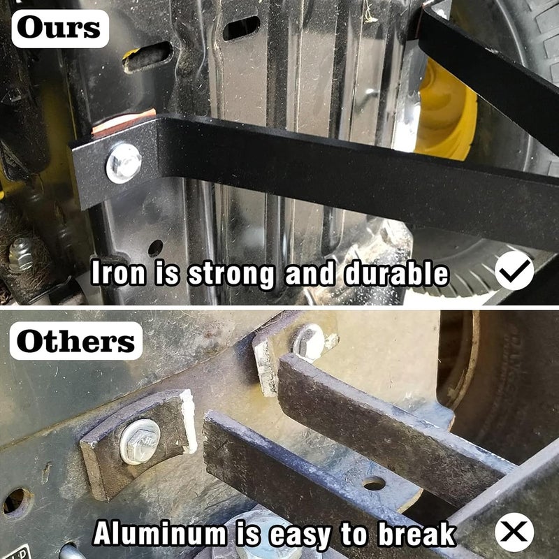 Eapele Trailer Hitch for Lawn Mower, Garden Tractor Trailer Hitch, Solid Iron Construction, Compatible with John Deere Ariens Cub Cadet Poulan Pro Husky Husqvarna Craftsman Riding Mower - Image 4