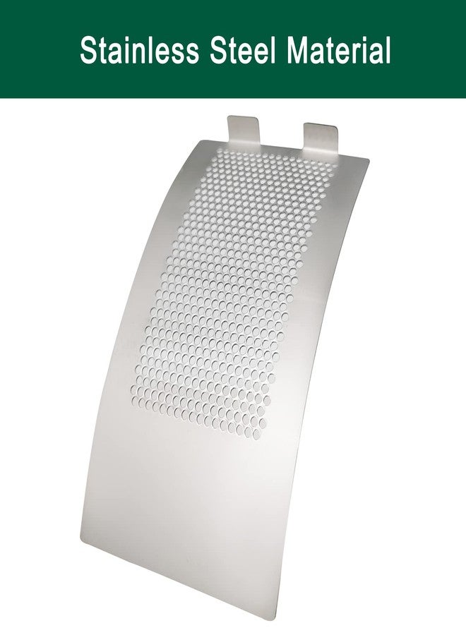 Quantfire Mesh Screen Draft Door for XLarge&2XLarge Big Green Egg Bottom Vent Accessories, Stainless Punched Mesh Panel - Image 3