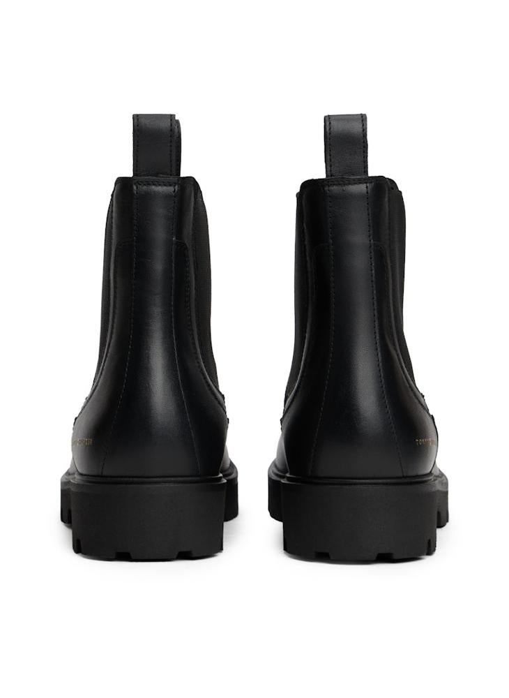 TOMMY HILFIGER Leather Mid Chelsea Boots - Image 4