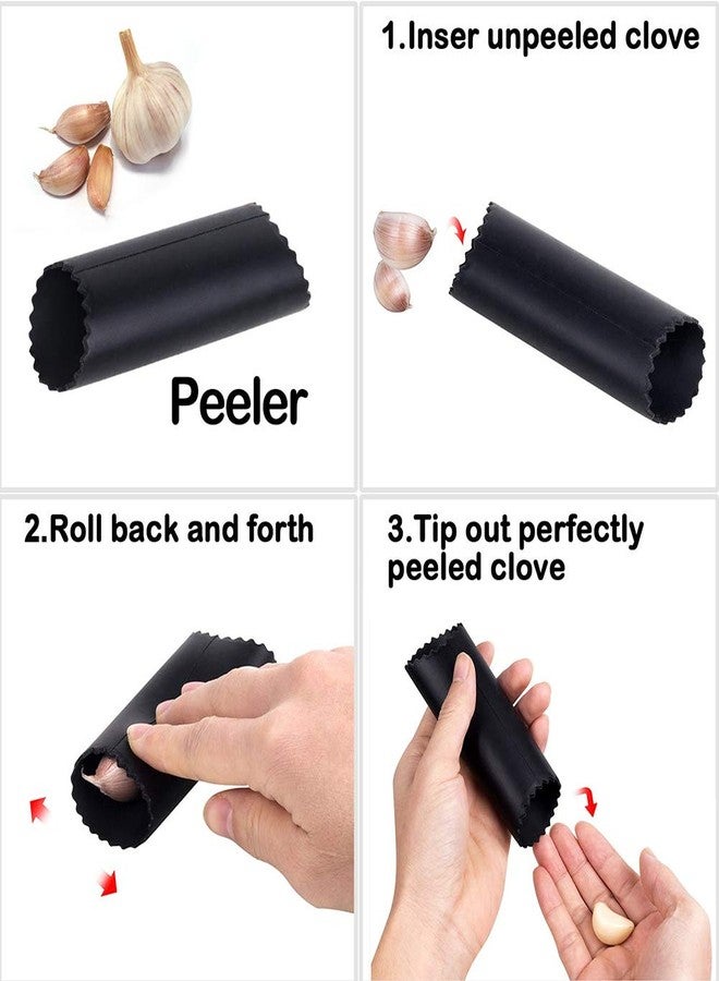 NILICAN Garlic press kitchen tool garlic peeler professional ginger crusher ergonomic labor-saving crusher garlic press rocker stainless steel - Image 3
