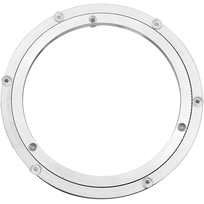 Aluminium Alloy Turntable Bearing Heavy Duty Swivel Turntable Lazy Susan Rotating Bearing Turntable Round Dining Table Smooth Swivel Plate Hardware 16