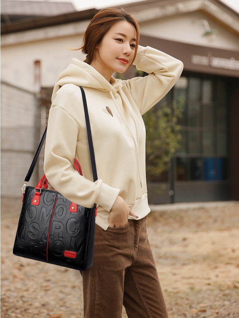 Women'S Bags Style Genuine Leather Women'S Bags Cross-Body Shoulder Bag Women'S Large Capacity Tote Bag - Image 5