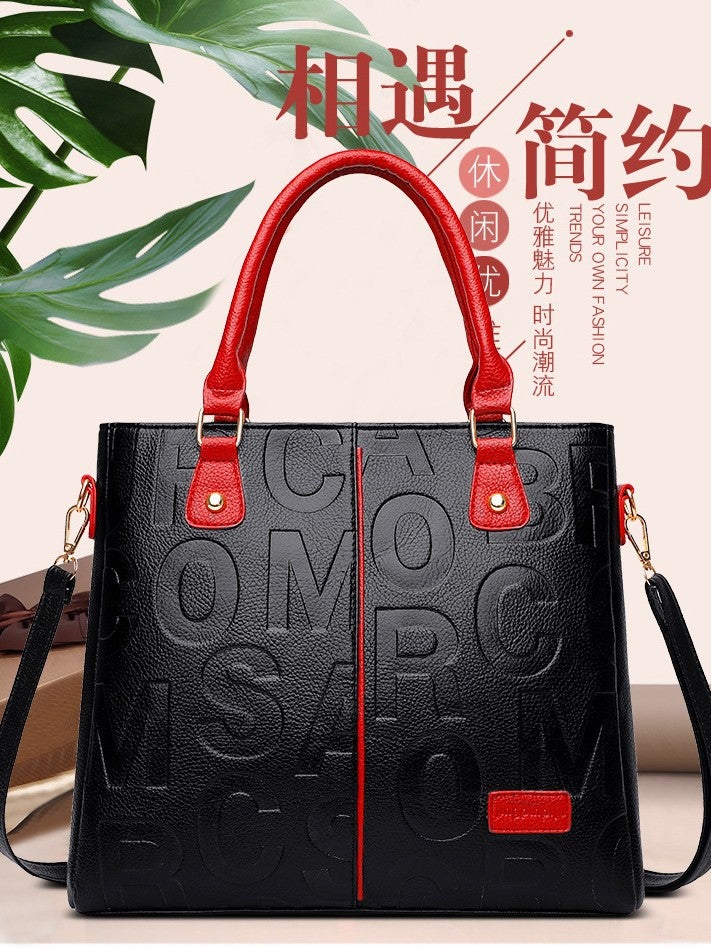 Women'S Bags Style Genuine Leather Women'S Bags Cross-Body Shoulder Bag Women'S Large Capacity Tote Bag - Image 2