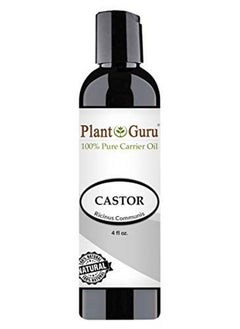 Castor Oil 4 Oz Cold Pressed 100% Pure Natural Carrier Skin Face Body Eyebrows Eyelashes And Hair Growth Moisturizer Hexanefree. Great For Dyi Creams Lotions Scalp Treatments And Lip Balms