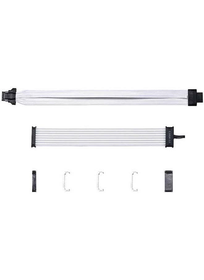 LIAN LI - كابل Lian Li Strimer Plus V2 12+4 إلى 12+4 Pin Add-RGB، أطلق العنان لخيالك، متوافق مع L-Connect، 8 أدلة إضاءة، طول الكابل 320 مم | G89.PW16-8PV2.00 - Image 1