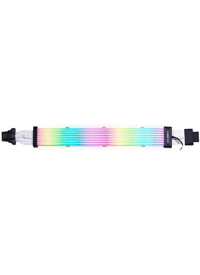 LIAN LI - كابل Lian Li Strimer Plus V2 12+4 إلى 12+4 Pin Add-RGB، أطلق العنان لخيالك، متوافق مع L-Connect، 8 أدلة إضاءة، طول الكابل 320 مم | G89.PW16-8PV2.00 - Image 1